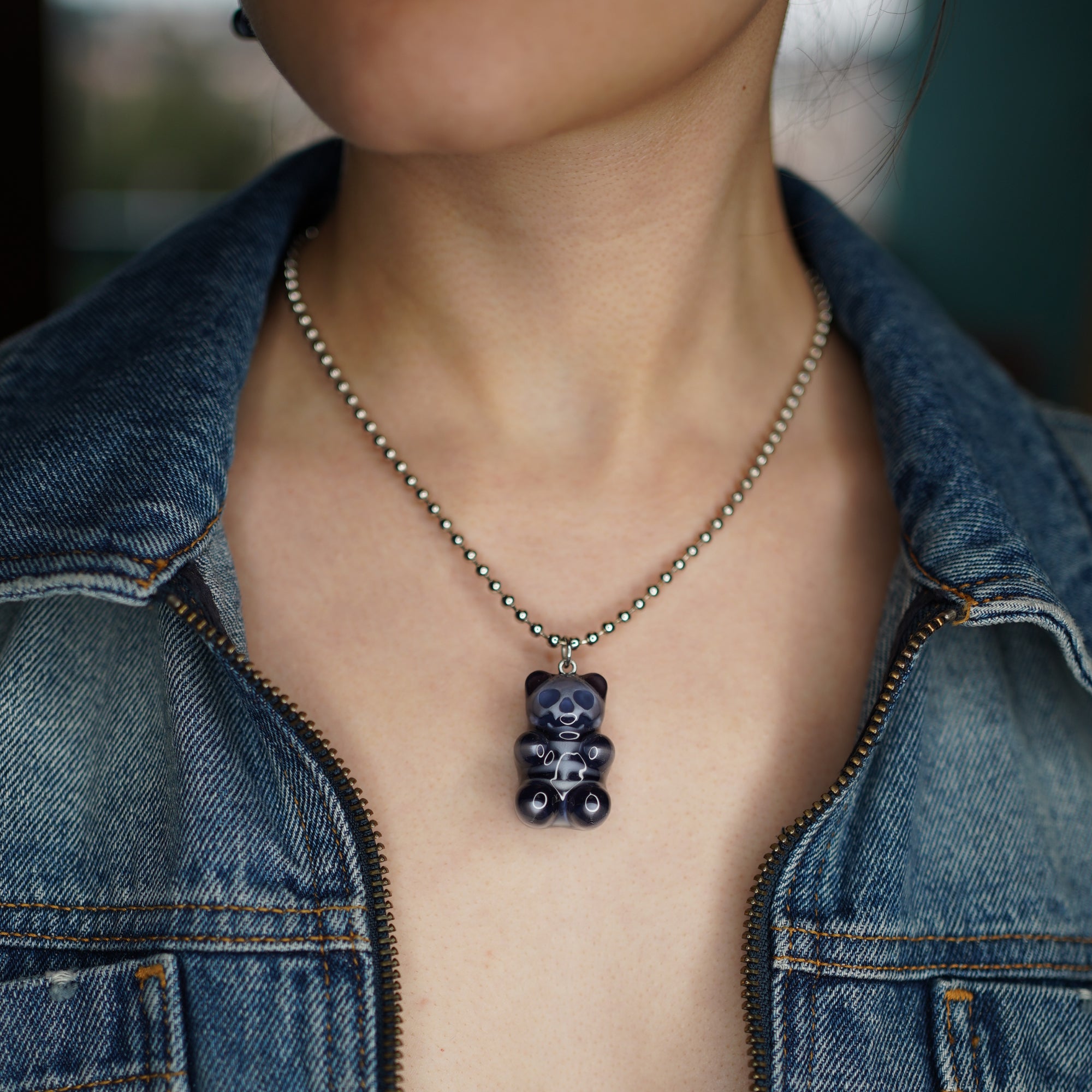 Collier Pendentif "X-Ray Gummy Bear"