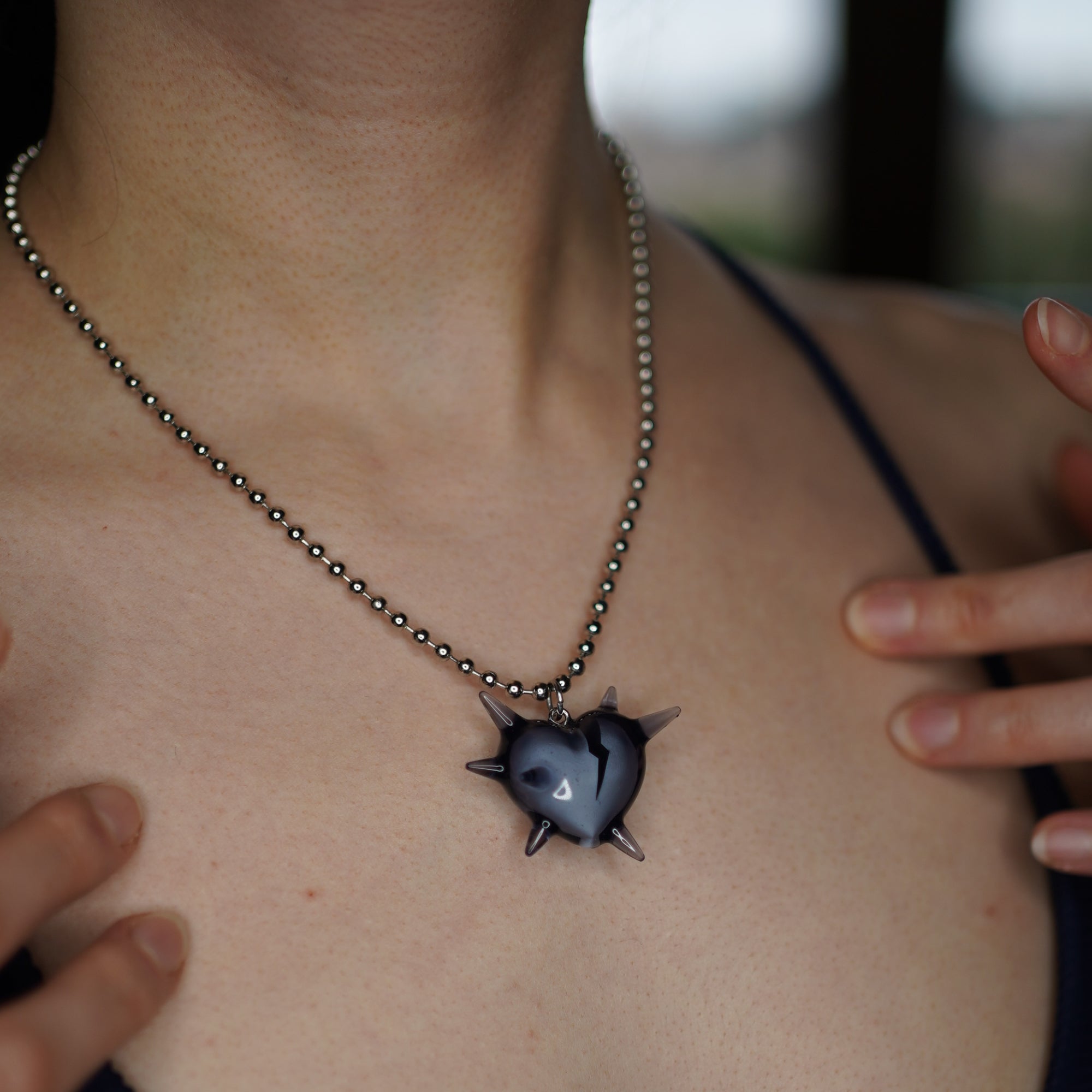 Collier Pendentif "X-Ray Armored Heart"